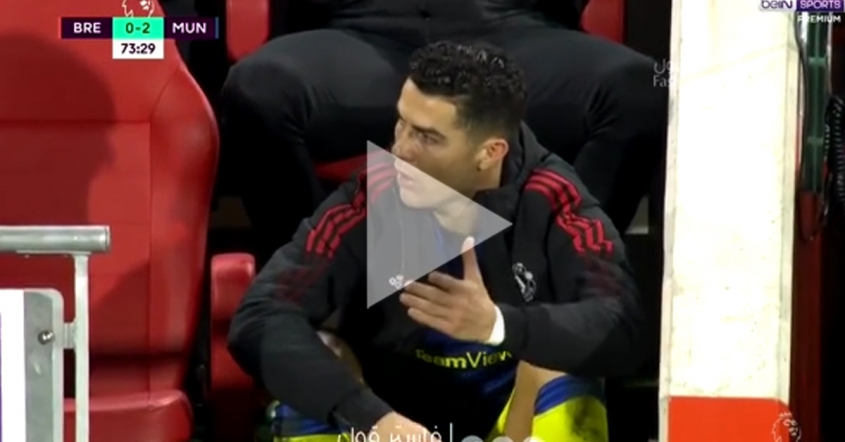 ZACHOWANIE Cristiano Ronaldo po zejściu z boiska... [VIDEO]